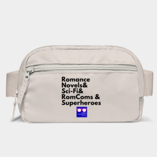 NRP Topic Black Letters Nerdy Logo Bag