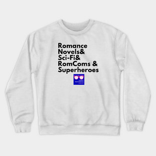 NRP Topic Black Letters Nerdy Logo Crewneck Sweatshirt