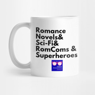 NRP Topic Black Letters Nerdy Logo Mug