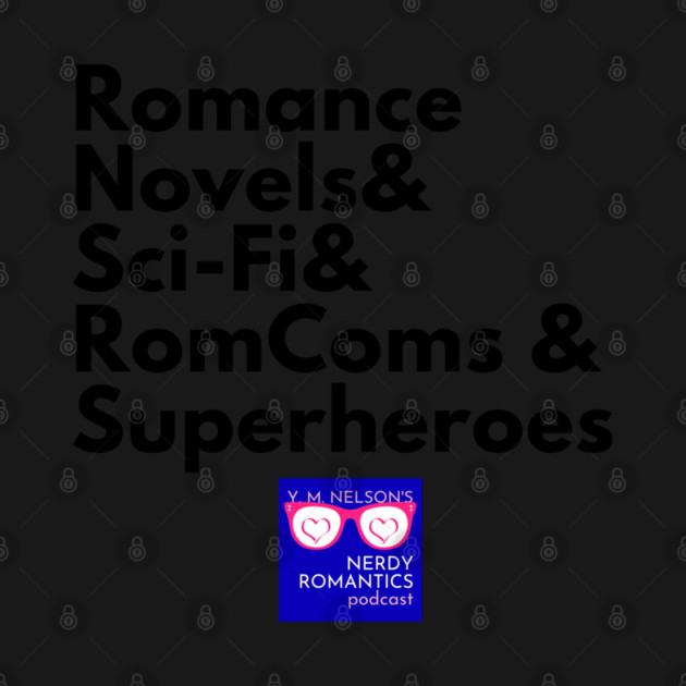 NRP Topic Black Letters Nerdy Logo by Nerdy Romantics Fan Shop*