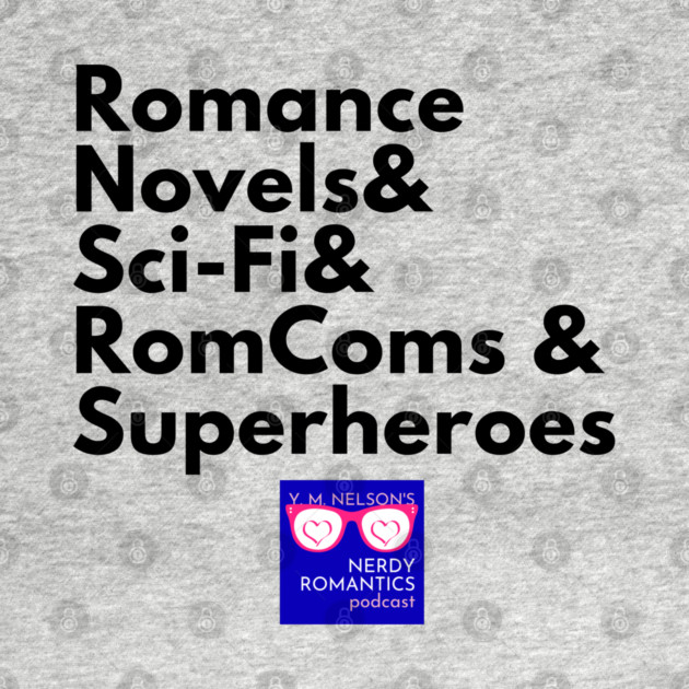 NRP Topic Black Letters Nerdy Logo by Nerdy Romantics Fan Shop*