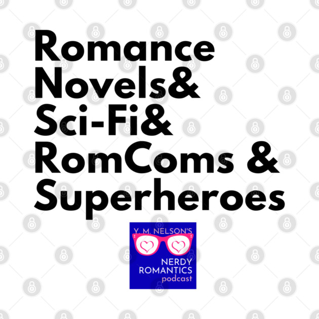 NRP Topic Black Letters Nerdy Logo by Nerdy Romantics Fan Shop*