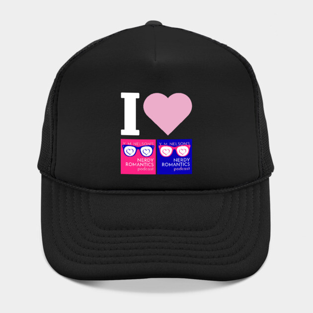 I Love Nerdy Romantics Podcast White letters by Nerdy Romantics Fan Shop*