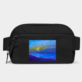 Cloudy Moonlit Ocean Painting Bag