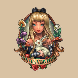 Follow The White Rabbit T-Shirt