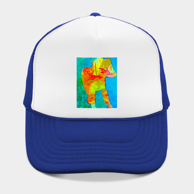 Abstract Expressionist Dog – Bold Colorful Art by DonWillisJrArt