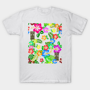 Hibiscus Tiki T-Shirt