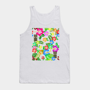 Hibiscus Tiki Tank Top