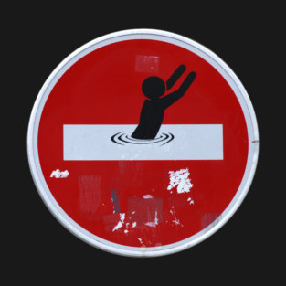 road sign do not enter T-Shirt