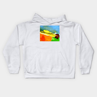 Old House Abstract Kids Hoodie