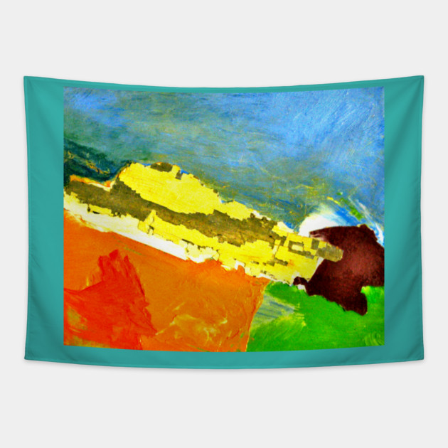 Old House Abstract Tapestry by DonWillisJrArt