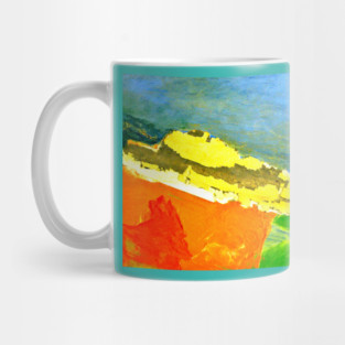 Old House Abstract Mug