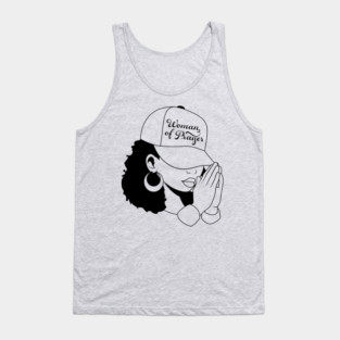 Woman of Prayer, Black Woman Tank Top