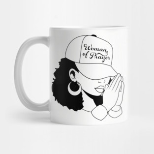 Woman of Prayer, Black Woman Mug