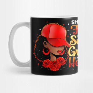 She Has Fire In Her Soul and Grace In Her Heart, Black Woman Mug