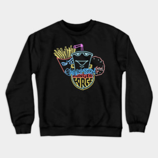 Aqua Teen neon style Crewneck Sweatshirt