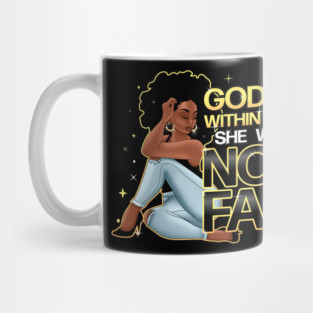 God is within her she will not fail, Woman of Faith Mug