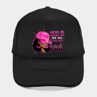 God is within her, she will not fail, Pink Hat Hat