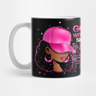 God is within her, she will not fail, Pink Hat Mug