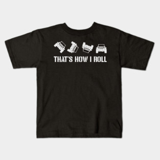 This is how i roll Jeep Kids T-Shirt