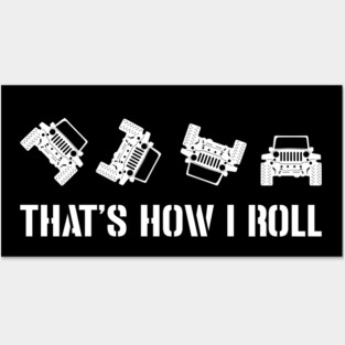 This is how i roll Jeep Posters and Art