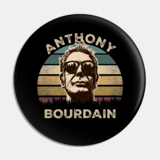 Anthony Bourdain Retro Vintage! Pin