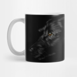 Black Lab, labrador retriever Mug