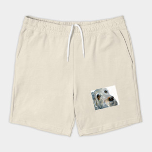 Dog Portrait Original Painting Shorts