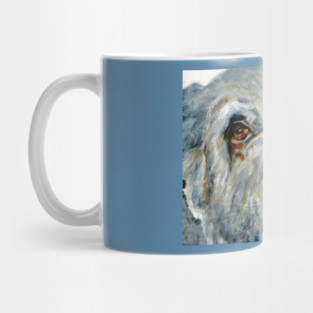 Dog Portrait Original Painting Mug