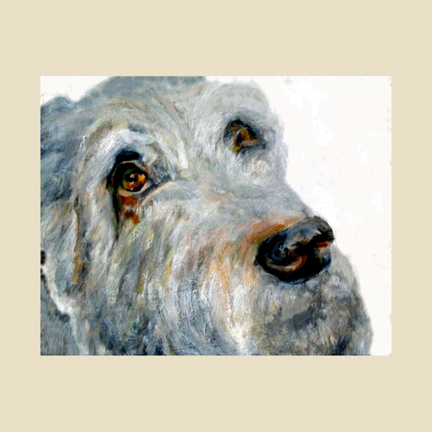 Dog Portrait Original Painting by DonWillisJrArt