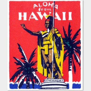 1930  King Kamehameha, Hawaii Posters and Art