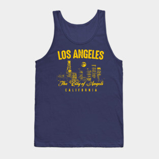 Los Angeles The City Of Angels Tank Top