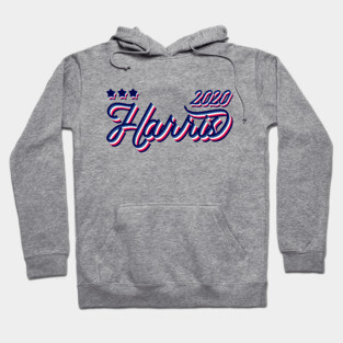 Kamala Harris 2020, Presidential Candidate - cool red white and blue vintage style. Hoodie