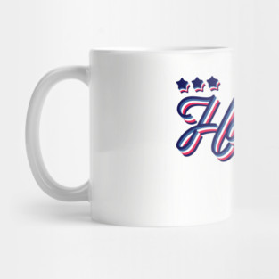 Kamala Harris 2020, Presidential Candidate - cool red white and blue vintage style. Mug