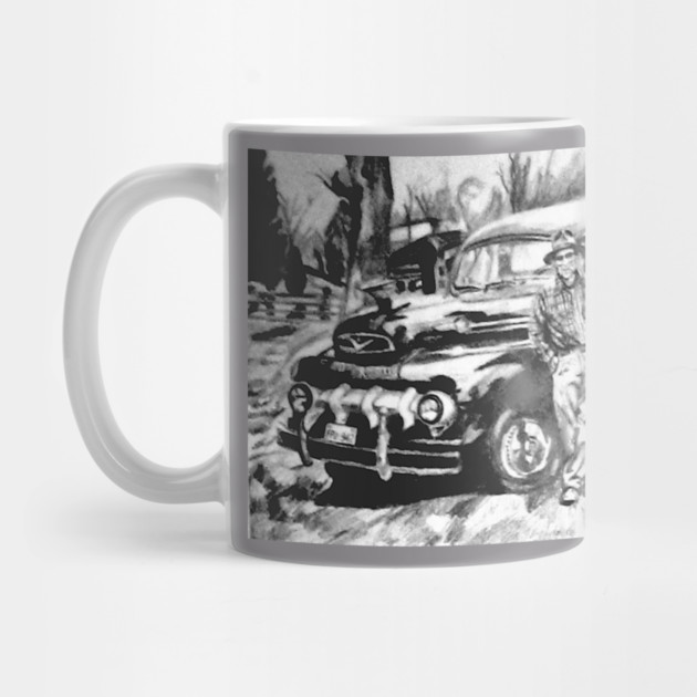 Pa and his Truck by DonWillisJrArt