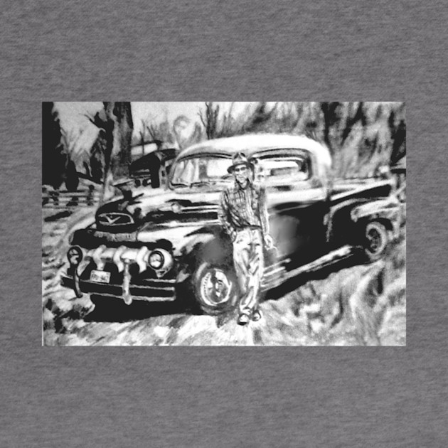 Pa and his Truck by DonWillisJrArt