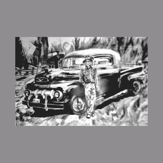 Pa and his Truck by DonWillisJrArt