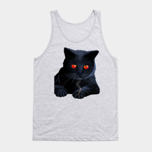 Stoner Black Cat Tank Top