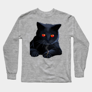 Stoner Black Cat Long Sleeve T-Shirt
