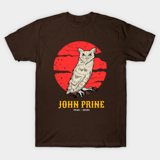 John Prine Retro 70s Style Fan Art Design T-Shirt