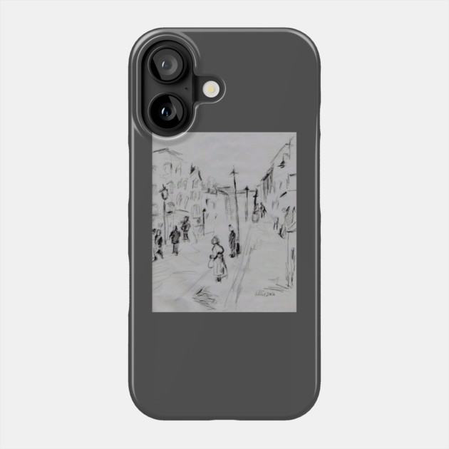 London Soho Phone Case by DonWillisJrArt