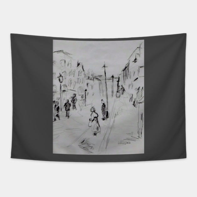 London Soho Tapestry by DonWillisJrArt