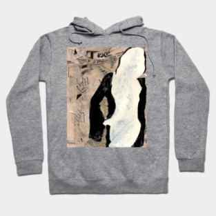 Modernist Collage Female Figure T-Shirt – Mixed Media Art Tee Hoodie