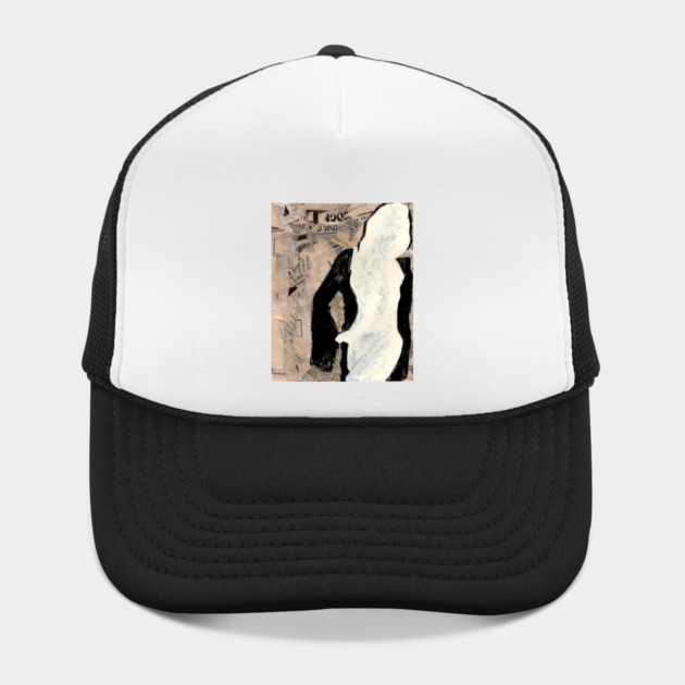 Modernist Collage Female Figure T-Shirt – Mixed Media Art Tee by DonWillisJrArt