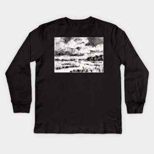 Whitmarsh Island, Georgia Kids Long Sleeve T-Shirt