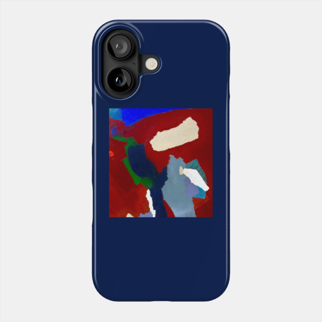 Collaged Abstract Paint Phone Case by DonWillisJrArt