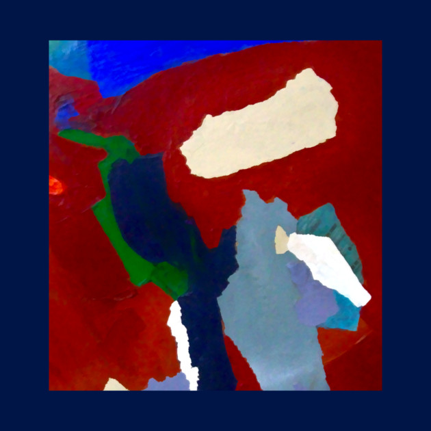 Collaged Abstract Paint by DonWillisJrArt