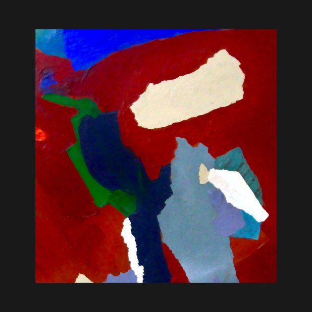 Collaged Abstract Paint by DonWillisJrArt