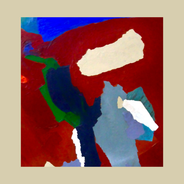 Collaged Abstract Paint by DonWillisJrArt