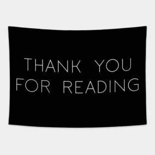 thank you for reading Tapestry